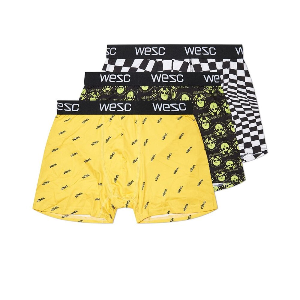 WeSC Men's Philip Festival #2 3-Pack Boxer Briefs Assorted Large